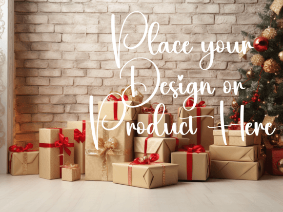 Download Christmas Background for Product Mockups - Product mockup Collection