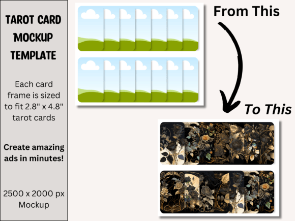 Download Tarot Card Product Mockup Photo - Canva - Product mockup Collection