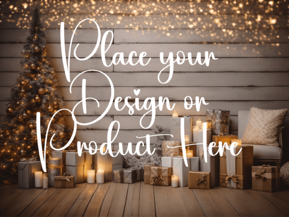 Download Christmas Background for Product Mockups - Product mockup Collection