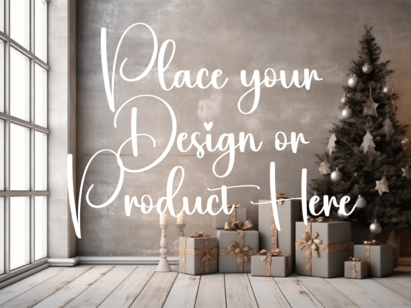 Download Christmas Background for Product Mockups - Product mockup Collection