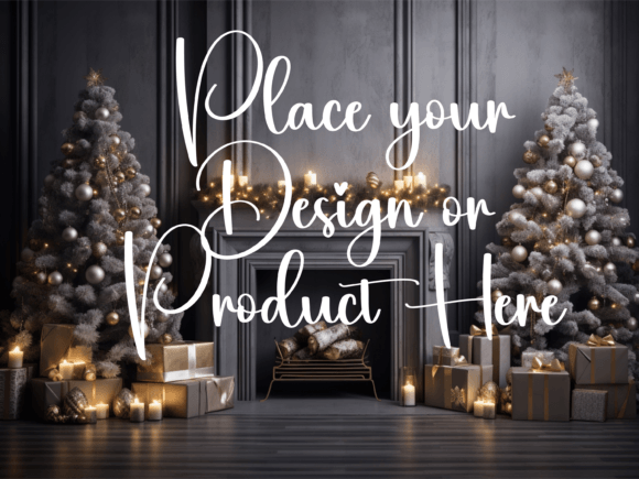 Download Christmas Background for Product Mockups - Product mockup Collection