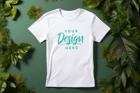 Download Free White T Shirt Mockup Template 09 - T shirt mockup Collection