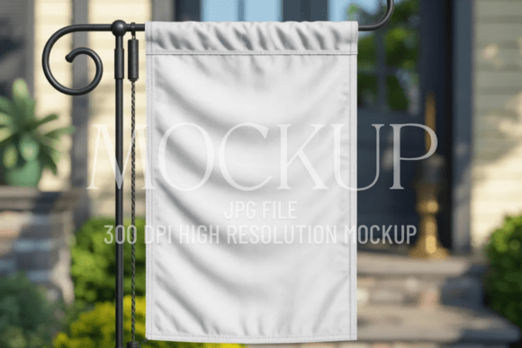 Download Garden Flag Sublimation Mockup - Garden flag Collection